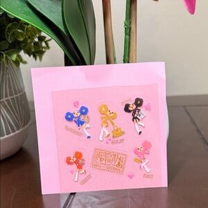 Coach Poppy Pink Sticker Set